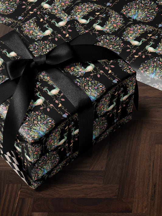 Elegant Wrapping Paper Peacock Gift Wrap Unique Wrapping Paper Wedding Gift Wrapping Paper Gift Package for Her Decorative Paper Thick Paper