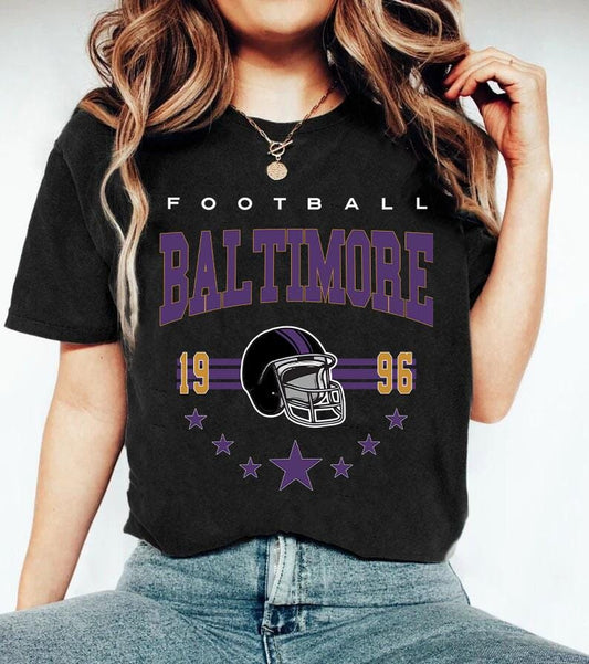 Vintage Baltimore Football Sweatshirt, Baltimore Football Shirt Game Day Shirt Sundays are for Baltimore Football Retro Shirt,Game Day Shirt