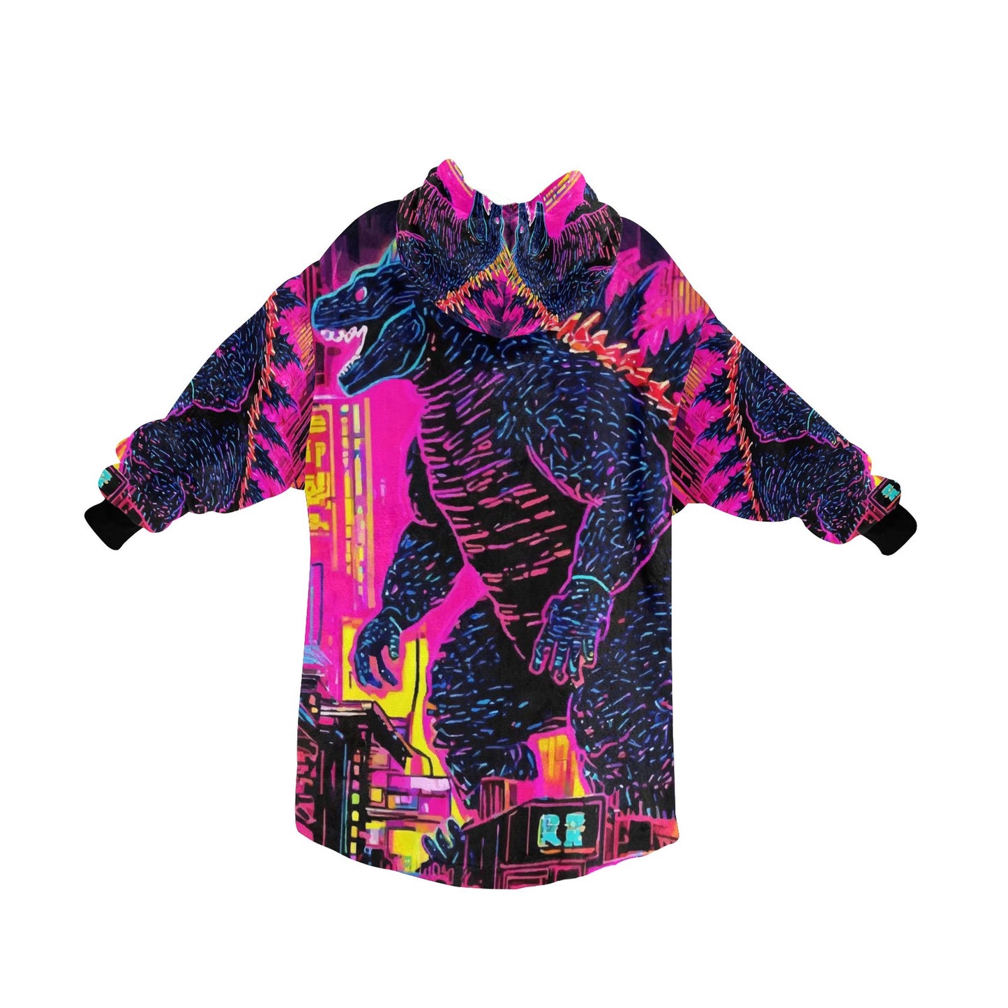 Kids Blanket Hoodie Godzilla Gojira Kaiju Blankets Art Comics Retro