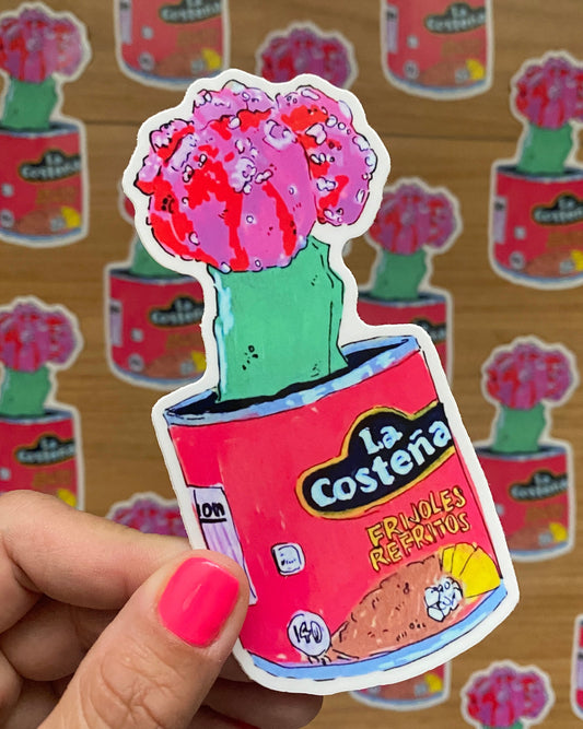 Rasquachismo Nopalitos Succulent | Large 5" Sticker Decal | Water-Resistant | Latino Plants