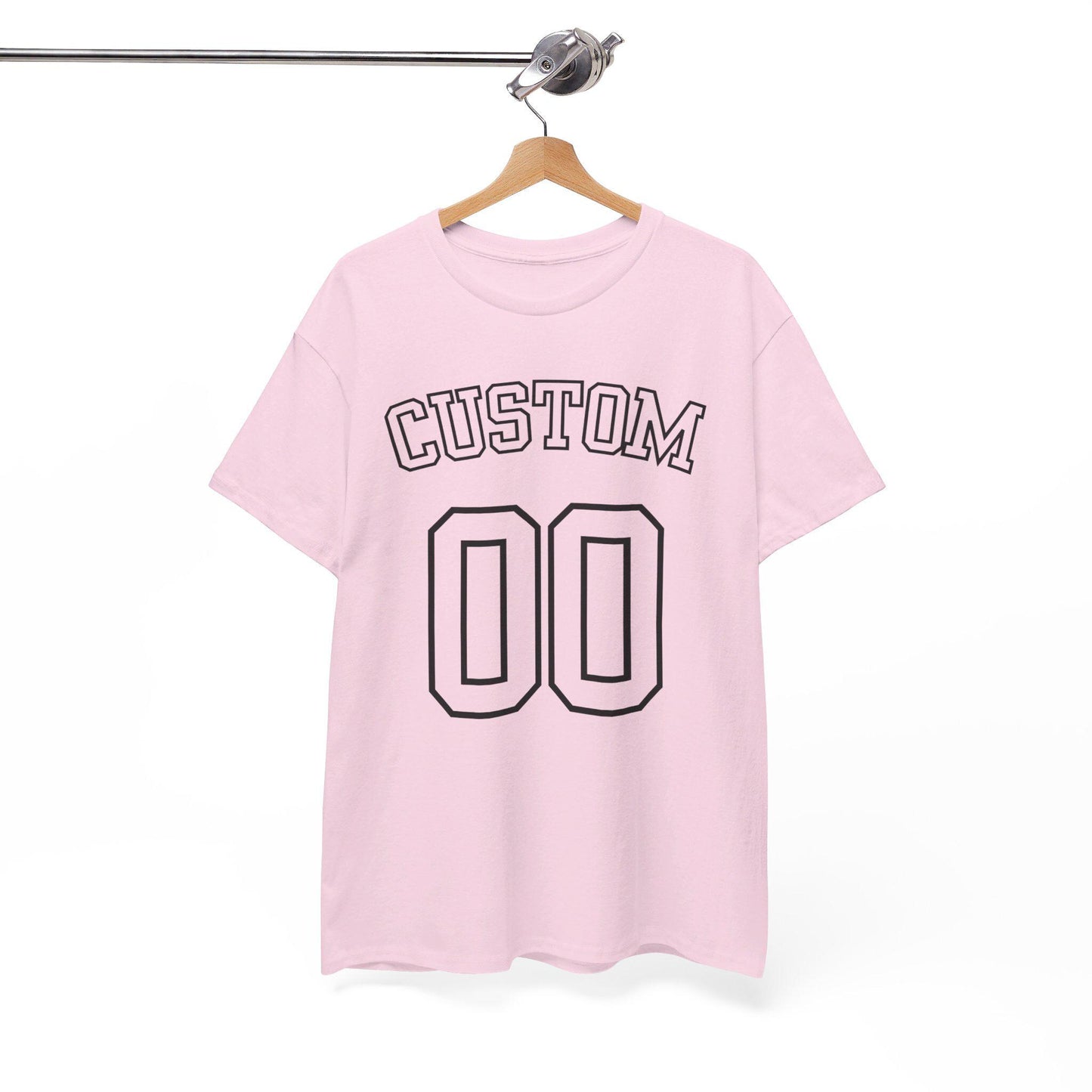 Custom Number and Text Jersey Style Unisex Tshirt