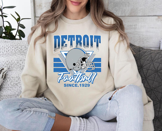 Vintage Style Detroit Football shirt, Detroit Football Sweatshirt, Game Day Football Shirt, Detroit Football Shirt,Sunday Football.