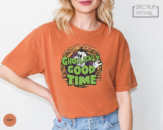 Ghoulishly Good Time Comfort Colors Shirt, Ghoul Just Wanna Have Fun, Ghost Shirt, Halloween Shirt, Spooky Season, Spooky Shirt