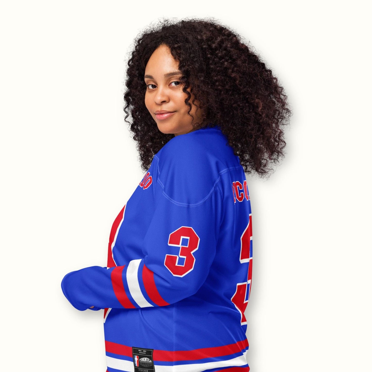 Speedway Racing Unisex Hockey Jersey : Unisex Racing Number 3
