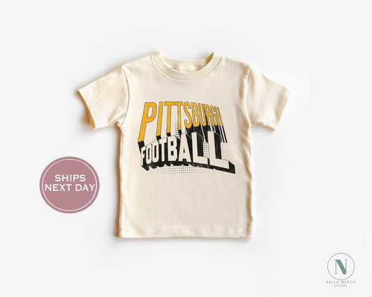 Pittsburgh Football Shirt, Vintage Pittsburgh Football Shirt, Retro Pittsburgh Women Shirt, Pittsburgh Football Toddler Shirt