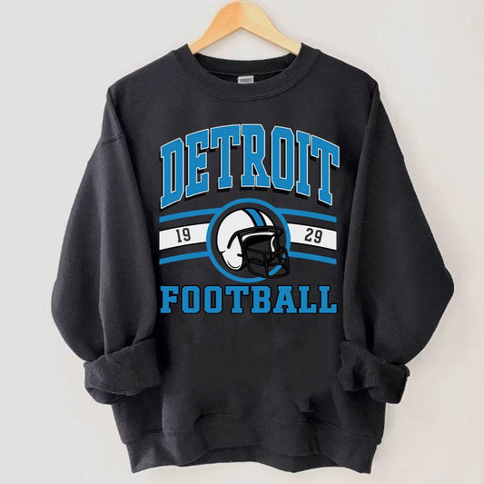 Vintage Detroit Football Shirt, Detroit Football Shirt, Fan Gifts Tee, Football Tee, Sun Day Football, Vintage Style Detroit Football Shirt