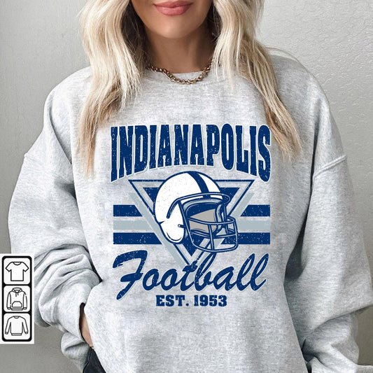 Indianapolis Football Sweatshirt,Trendy Indianapolis Football Fan Shirt,Indianapolis Game Day Shirt,Indianapolis Shirt,Sunday Football Shirt