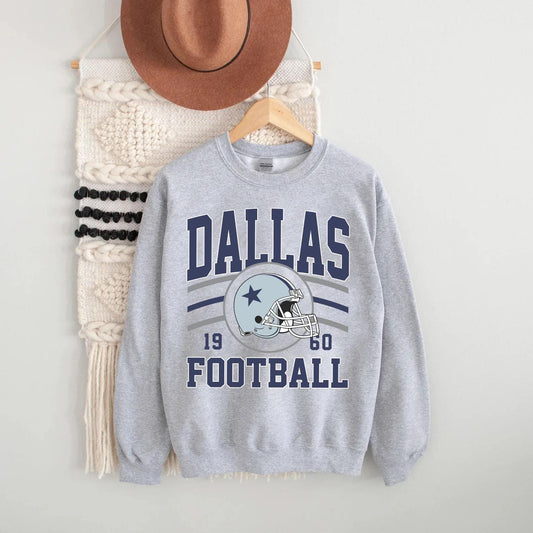 Trendy Dallas Football Sweatshirt, Dallas Football Fan Gift, Dallas Game Day Shirt, Game Day Shirt, Dallas Shirt.
