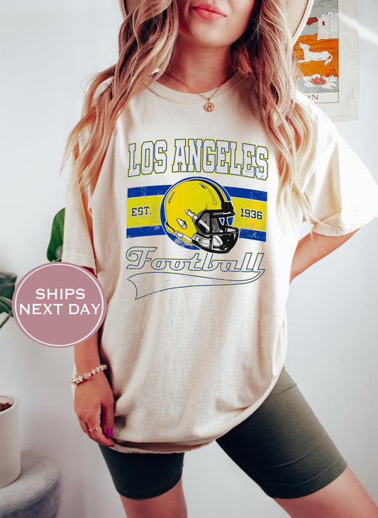 Retro Los Angeles Football Shirt, Vintage Los Angeles Football Shirt, Los Angeles Football, Trendy Los Angeles Football Shirt,Game Shirt