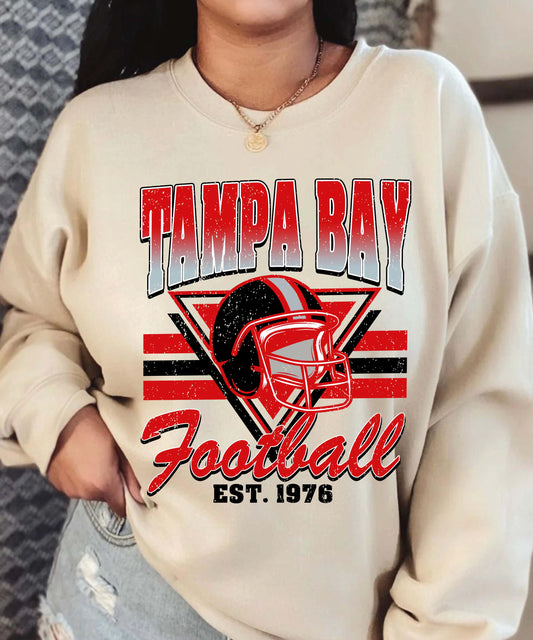 Vintage Tampa Bay Football shirt, Vintage Retro Style Tampa Bay Football, Tampa Bay Football Sweatshirt, Gift For Football Fan Sport