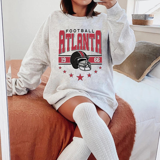 Retro Atlanta Football Shirt, Vintage Atlanta Football Shirt, Atlanta Football Women Shirt, Atlanta Football Toddler Shirt, Game Day Shirt.
