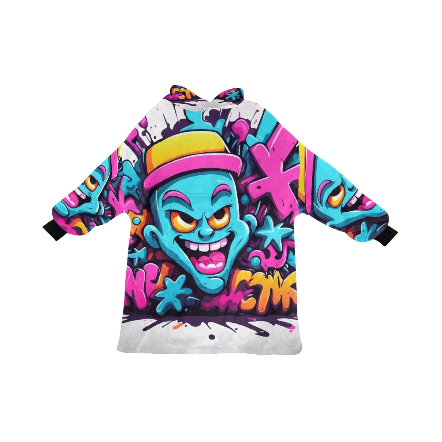 Kids Blanket Hoodie Cartoon Comics