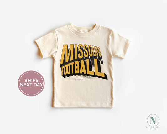 Retro Missouri Football Shirt, Vintage Missouri Football Tee, Columbia Missouri T-Shirt, College Football Shirt