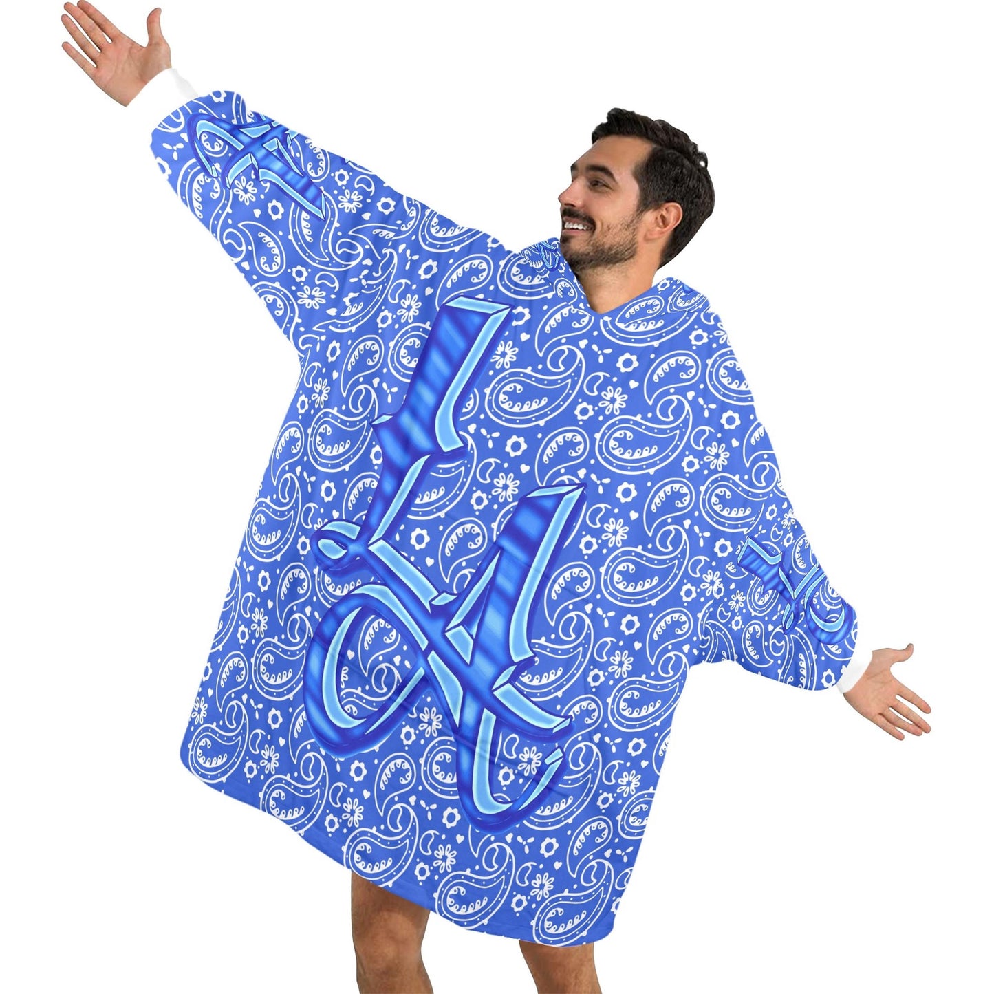 LA Logo Blanket Hoodie Unisex Loungewear