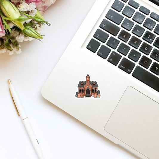 Halloween Haunted House Gingerbread House Sticker | Fall Autumn Sticker| Fall Vibes | Kindle Sticker | Bookish Stickers