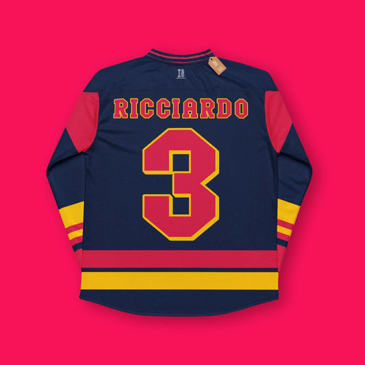 Unisex Oversized Racing Jersey – Lightweight Racing Hockey Jersey with Bold Number 3