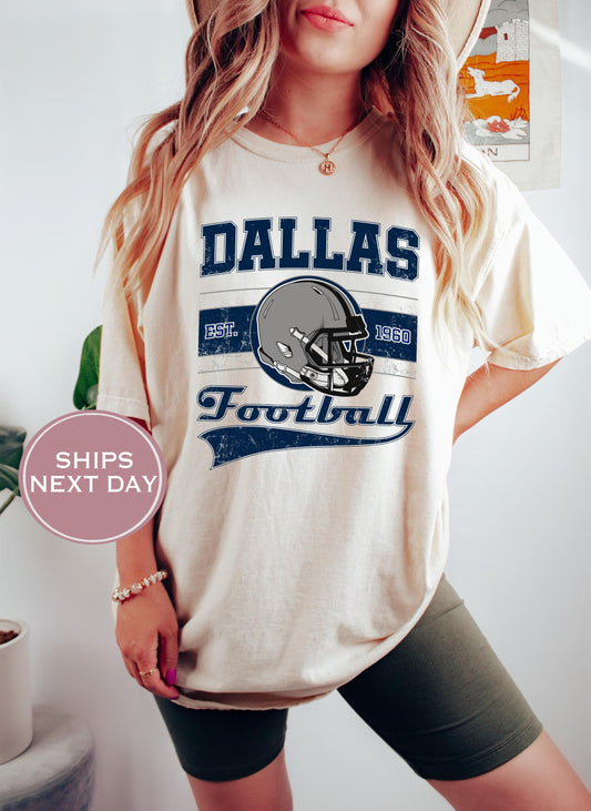 Retro Dallas Football Shirt, Vintage Dallas Football Shirt, Dallas Football Shirt, Trendy Dallas Football Shirt, Game Shirt