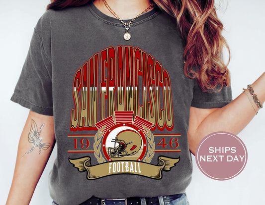 Retro San Francisco Football, Vintage San Francisco Football, San Francisco Football Shirt, Trendy San Francisco Football Shirt,Game Shirt