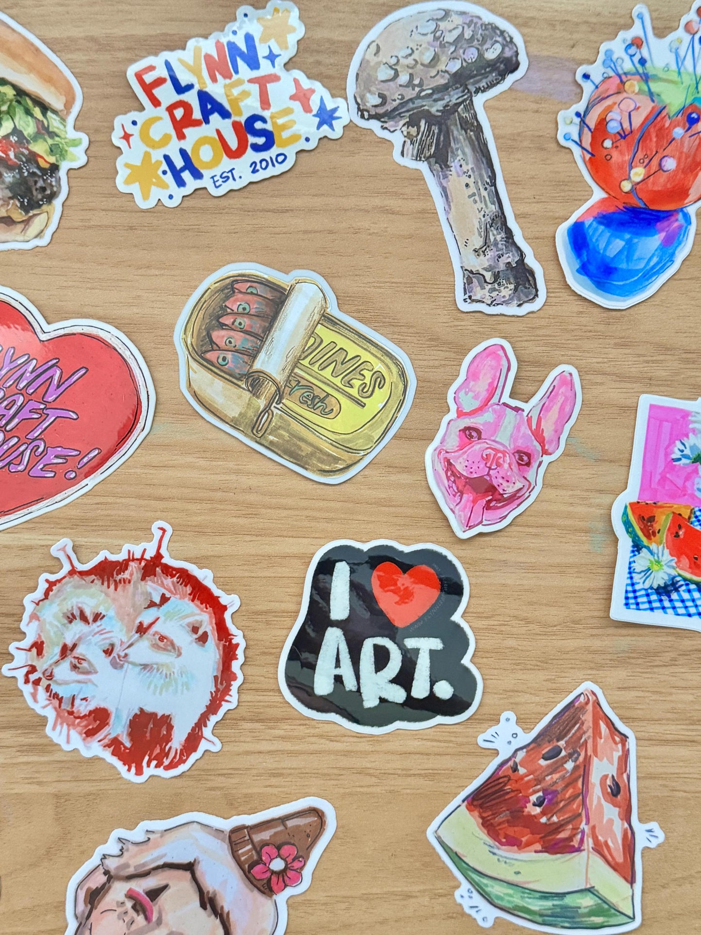 Wood Handled Knife Decal | Waterproof Weatherproof | Forest Foraging Sticker