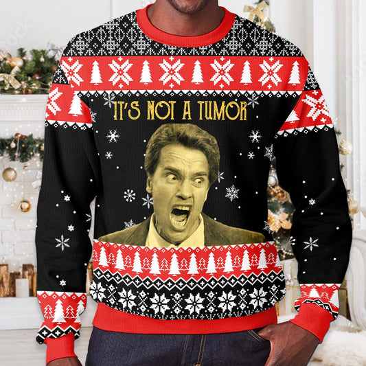 Kindergarten Cop Christmas Sweater: Retro Movie Quote Ugly Holiday Sweatshirt