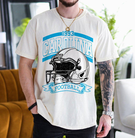 Vintage 90s Style Carolina Football Sweatshirt, Game Day Shirt, Carolina Team Football Shirt, Sunday Carolina, Sport Shirt,Carolina Football