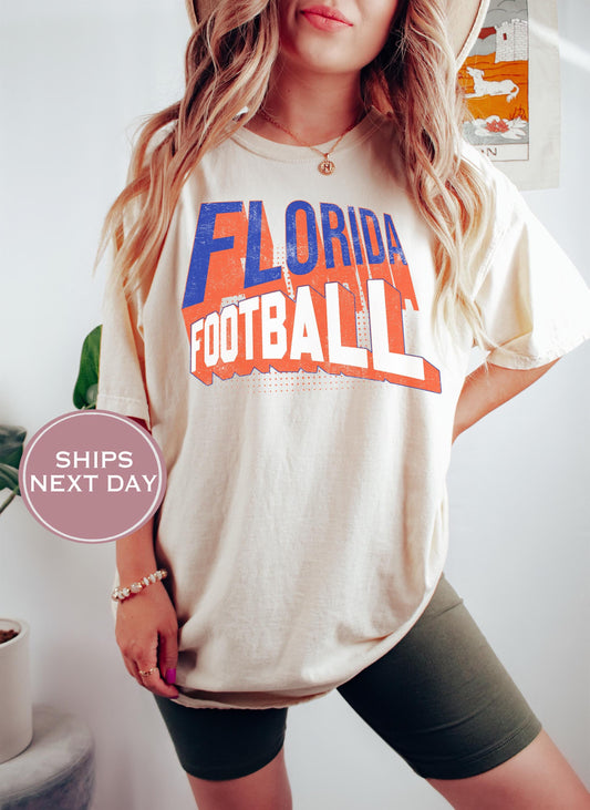 Retro Florida Football Shirt, Vintage Florida Football Shirt, College Football Women Shirt, Florida Football Toddler Shirt