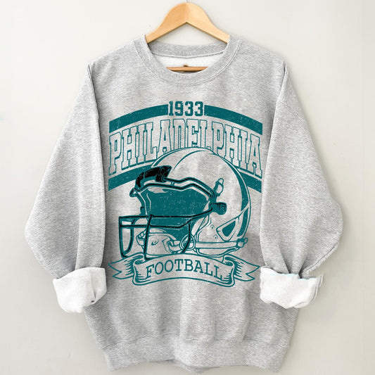 Philadelphia Football Sweatshirt, Philadelphia Retro, Football Tee, Philadelphia Fan Shirt, Philadelphia Football Shirt, Vintage Style Gift.