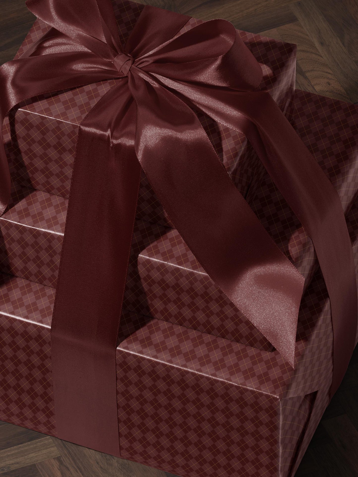 Red Diamond Gift Wrap Mom Traditional Gift Wrap Christmas Wrapping Paper Roll Classic Wrapping Paper Red Argyle Paper Elegant Gift Wrap