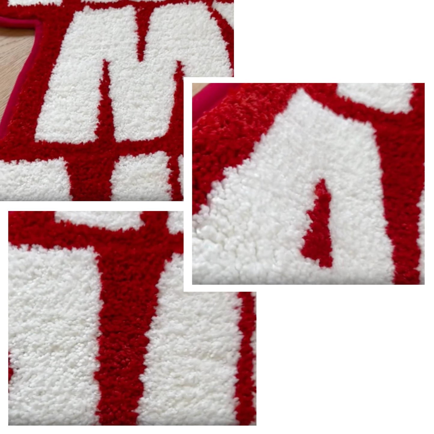 Kiss My Airs Rug | Tufted Rug | Fluffy Soft Multiple Color Tufted Rug Non-slip