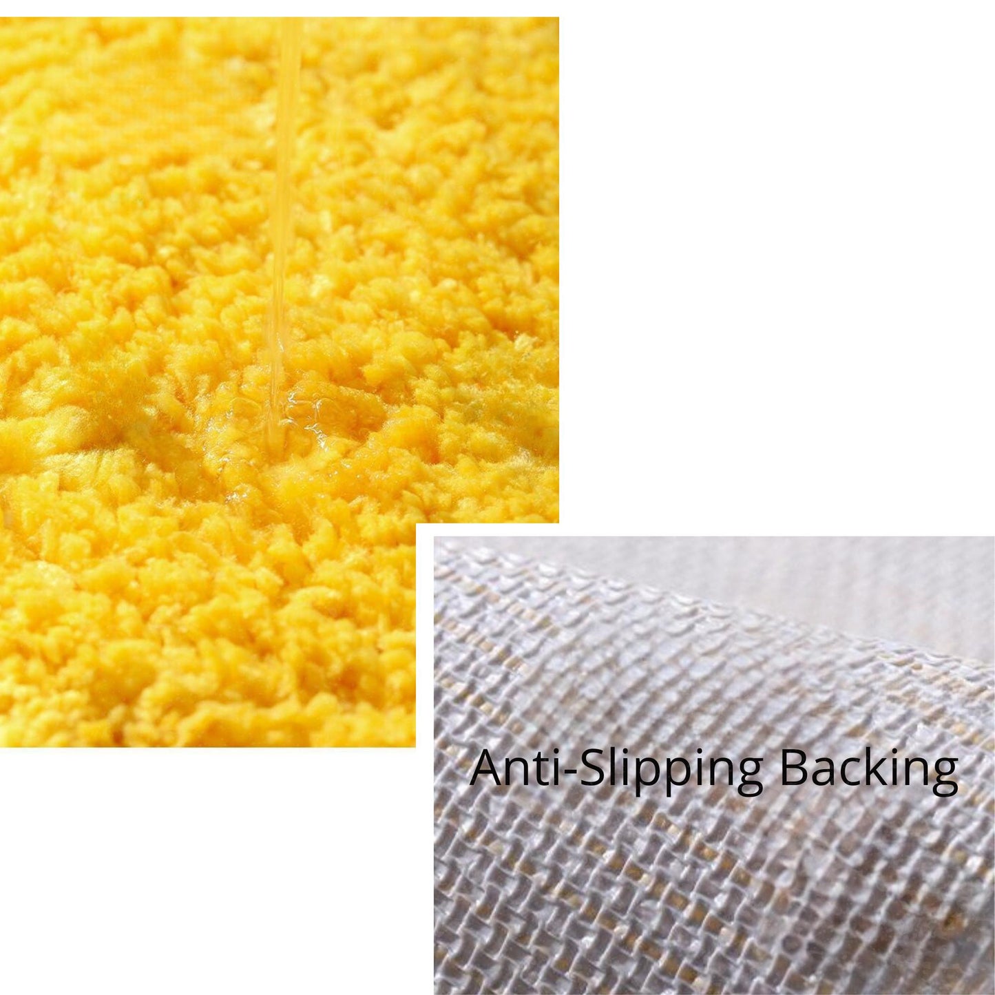 Lemon Bath Mat, Dorm Rug, Tufted Fluffy Fruit Bathroom Rugs for Girls, Funny Shower Rugs, Non Slip Bath Mat