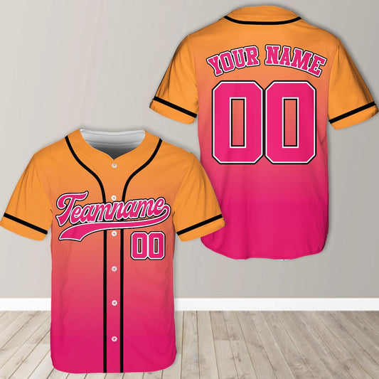 Personalized Team Name And Number Baseball Jersey, Custom Baseball Jersey Shirt, Baseball Jersey Uniform For Baseball Fans Baseball Lovers