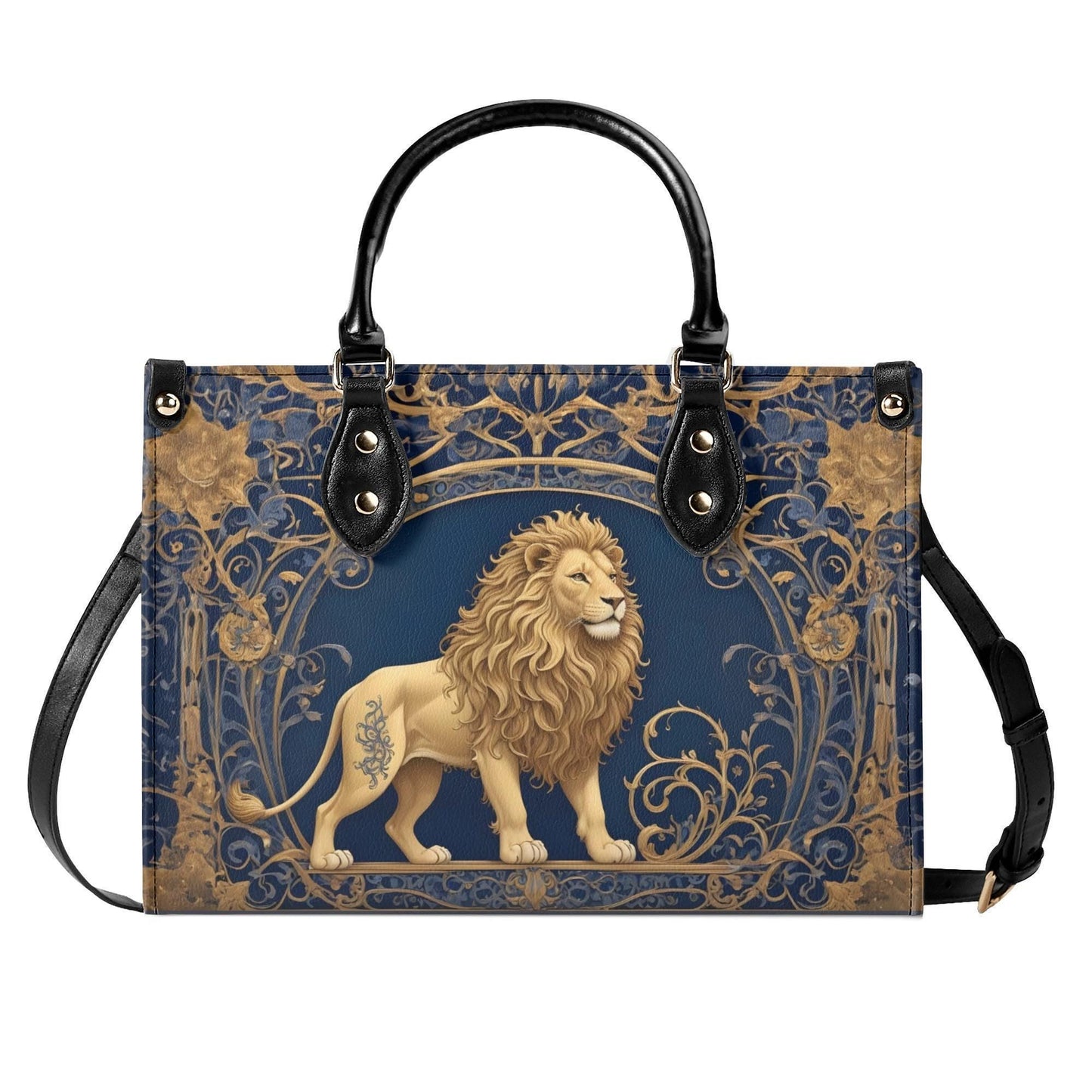 Majestic Lion Bag Cute Crossbody Bag Unique Purse Cute Purse, Luxury Bag Vegan Leather Bags Printed Designer Bag