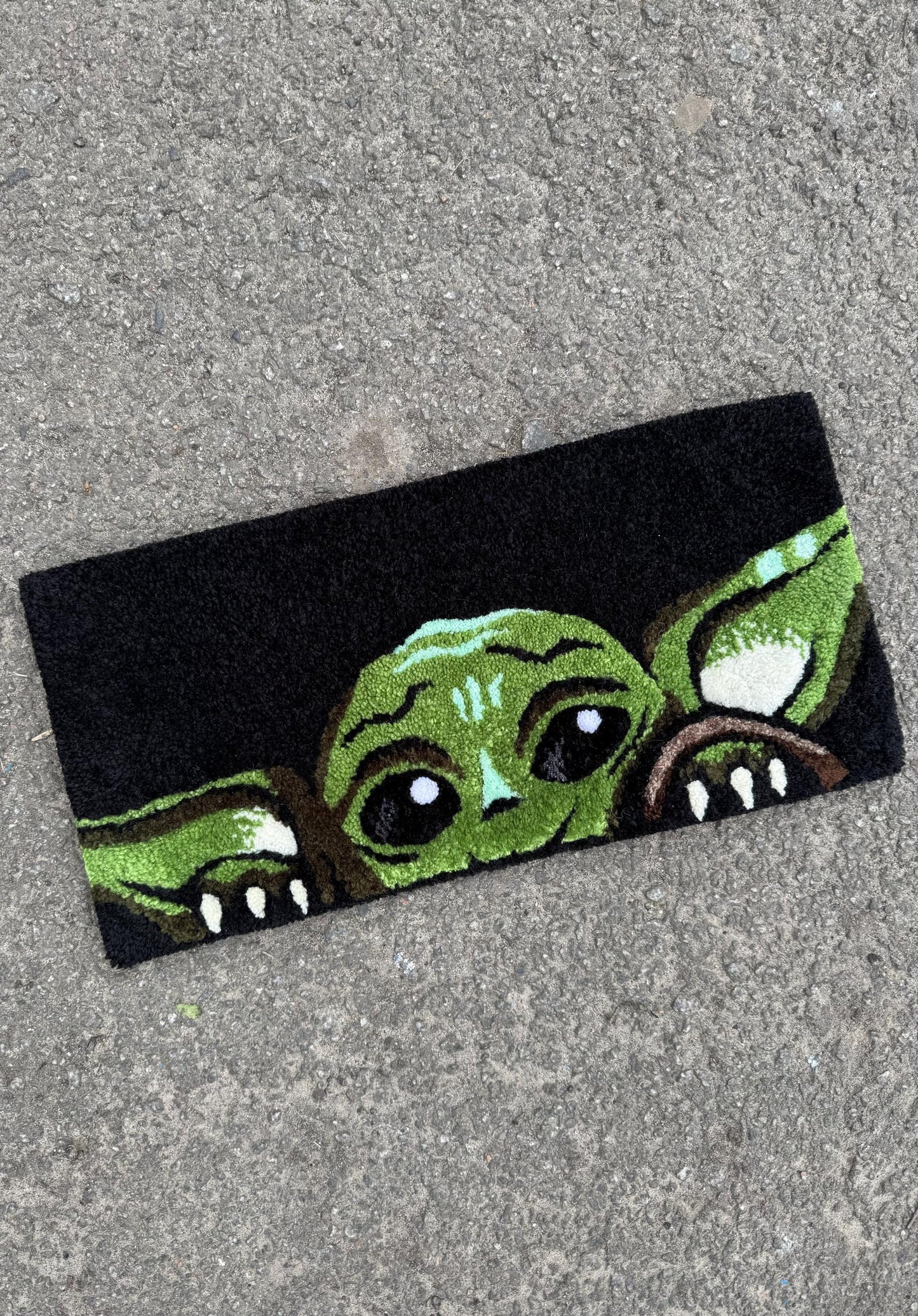 Baby Yoda Cartoon keyboard rug
