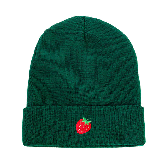 Strawberry Embroidered Beanie Winter Beanie
