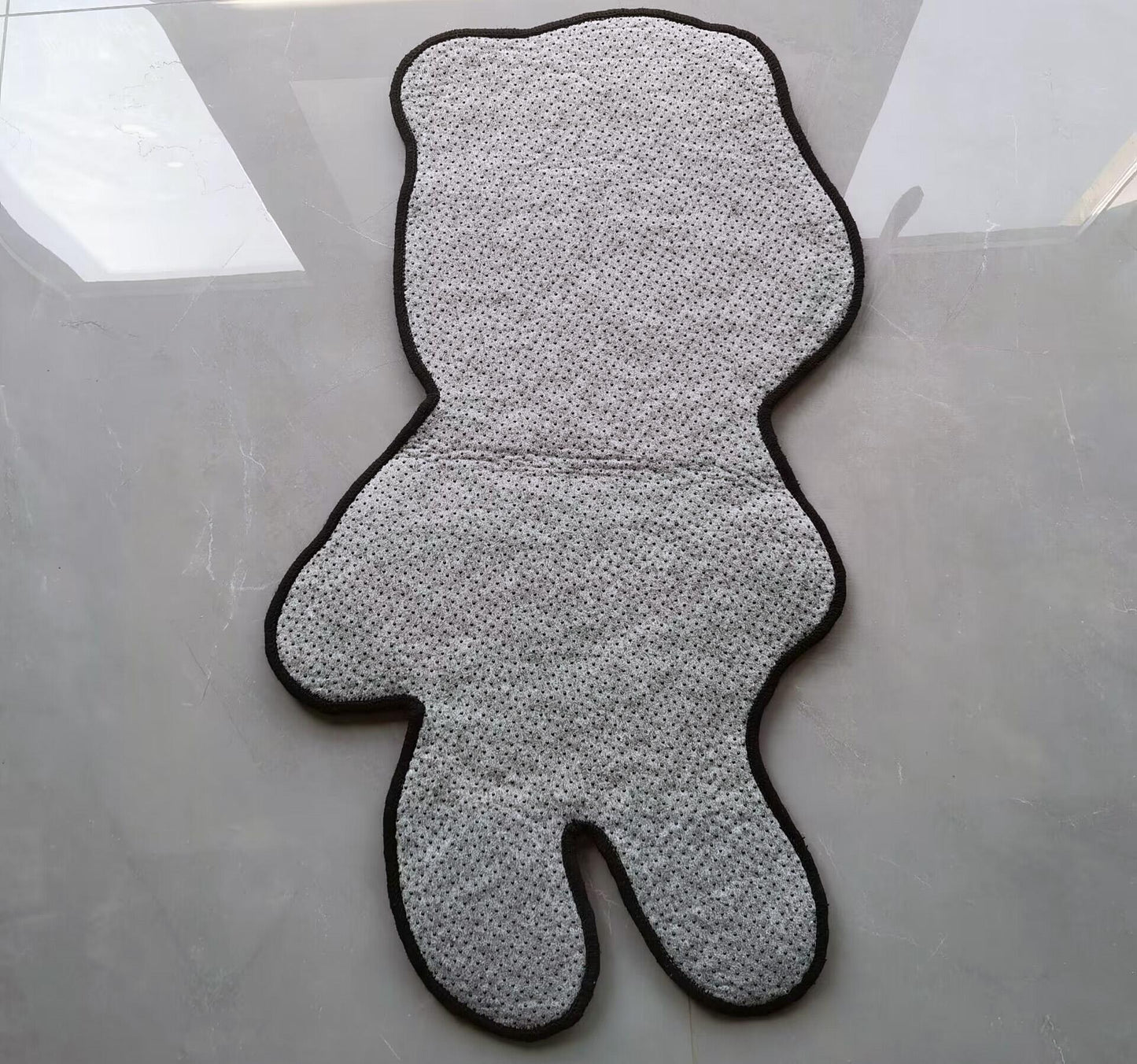 Kanye West Dropout Bear Tufted Rug Custom Anime Game Design Knitting Handmade Non-slip Area Rugs Home Decor