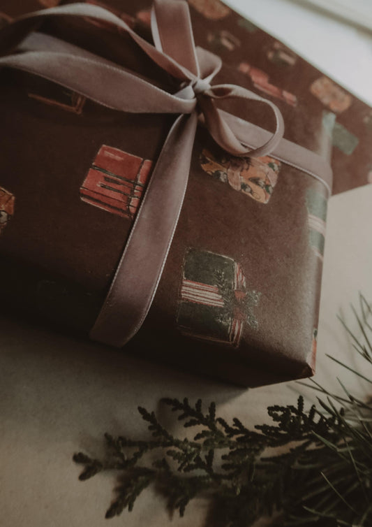 Gifts Wrapping paper, Christmas Gift Wrap, Green Christmas Wrap, recycled Christmas Gift Warp, Xmas Wrapping paper, gift, natural, kraft