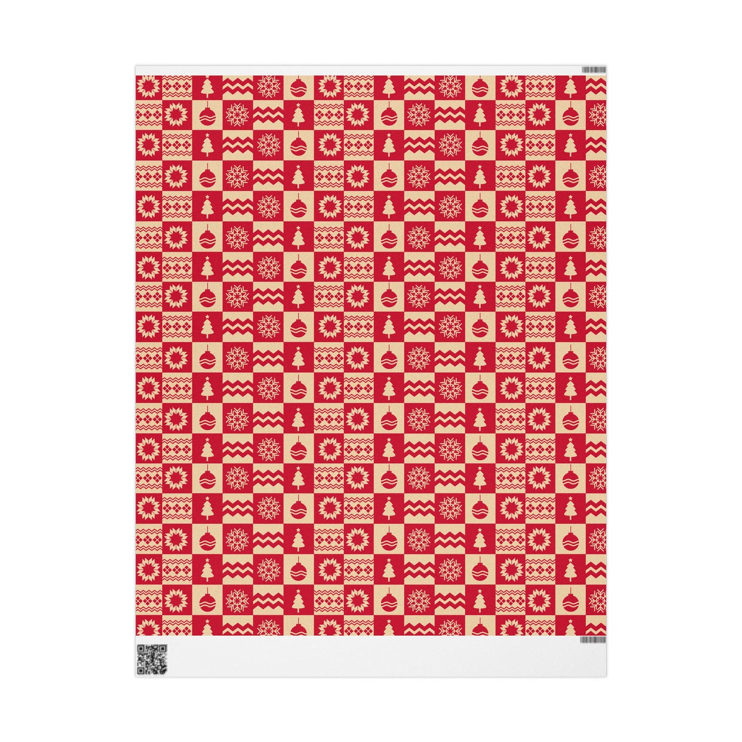 Christmas Pattern Holiday Gift Wrapping Papers - Christmas Pattern Holiday Gift Wrap Red