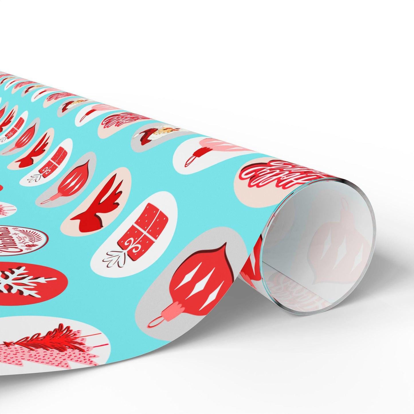 Vintage Christmas Gift Wrap Papers - Retro Christmas Gift wrapping - Nostalgic Santa Claus Wrapping paper