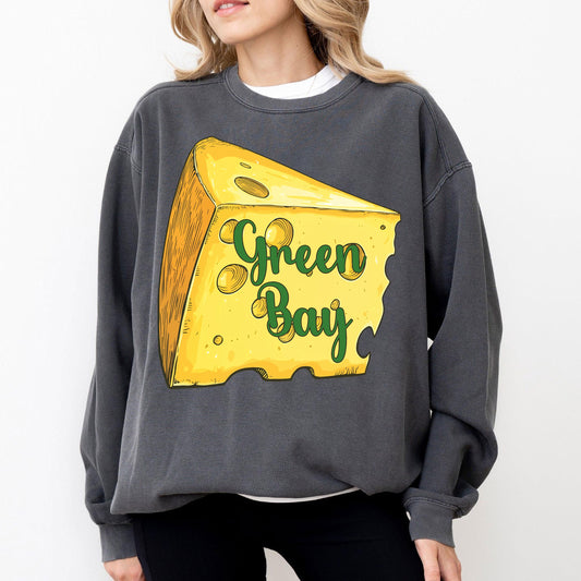 Green Bay Football Simple Style Sweatshirt, Trendy Green Bay Football Fan Shirts, Green Bay, Game Day Shirt, Football Crewneck Shirt