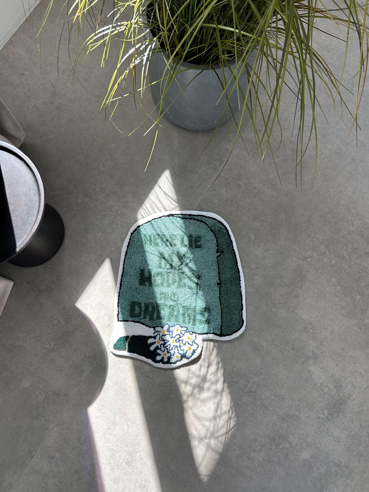 Handmade Cartoon Rug, Custom carpet, Funny gift