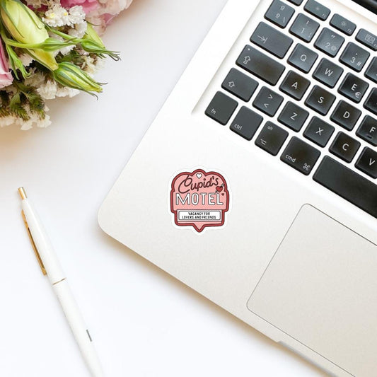 Cupid’s Motel Sign Vacancy for Lovers Sticker | Valentine’s Day Sticker | Valentine Sticker | Kindle Stickers | Vinyl Sticker | Laptop
