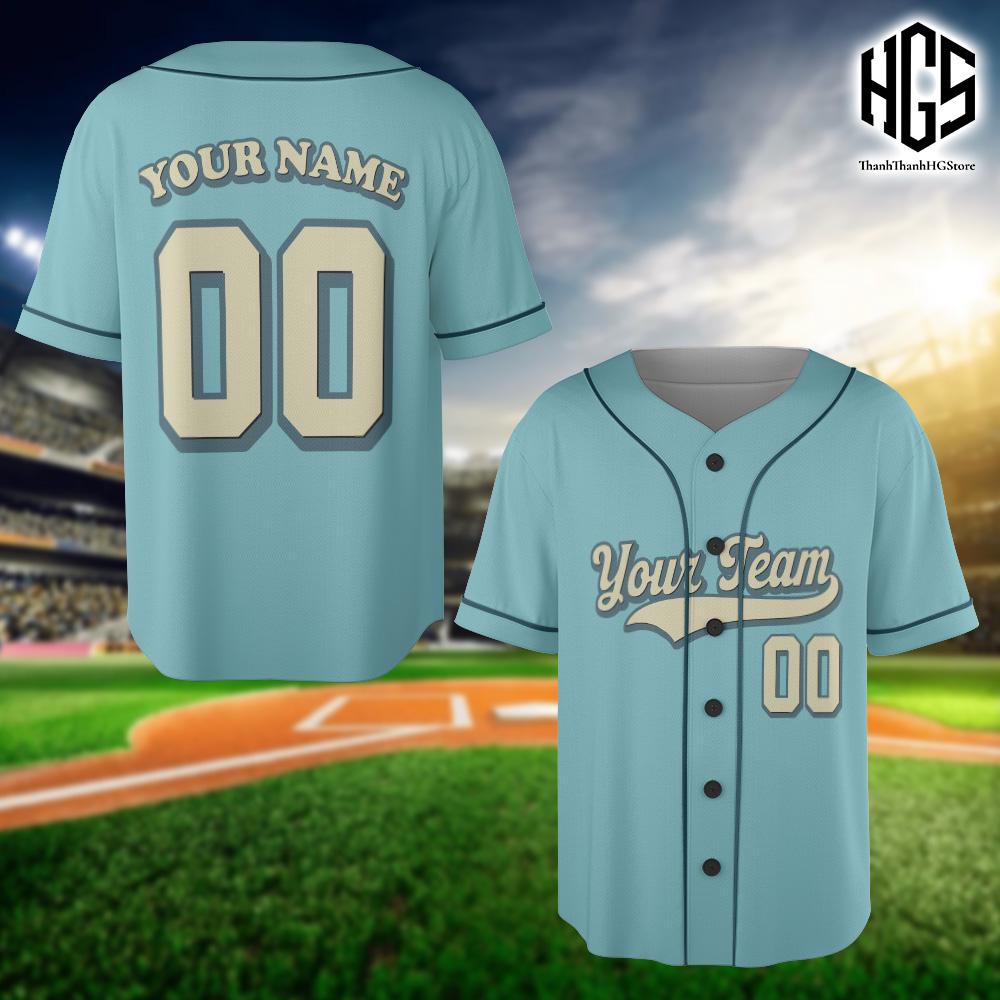 Personalized Team Name And Number Baseball Jersey, Custom Baseball Jersey Shirt, Vintage Baseball Jersey Uniform For Baseball Fans Lovers