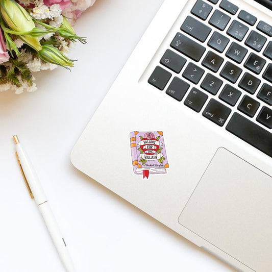 Falling for the Villain Book Sticker | Bookish stickers | kindle stickers | laptop | spicy romance | smutty