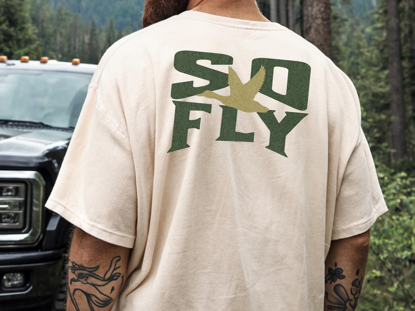 Duck Hunter 'So Fly' Unisex Tee - Bella Canvas Hunting Shirt