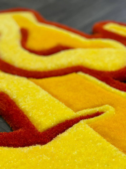 Kids rug.Cute rug.Hand tufted rug.Cool rug.baby room rug.Rugs for bedroom aesthetic.Custom Tufted rug.designer rug.lion rug Animal rugs.