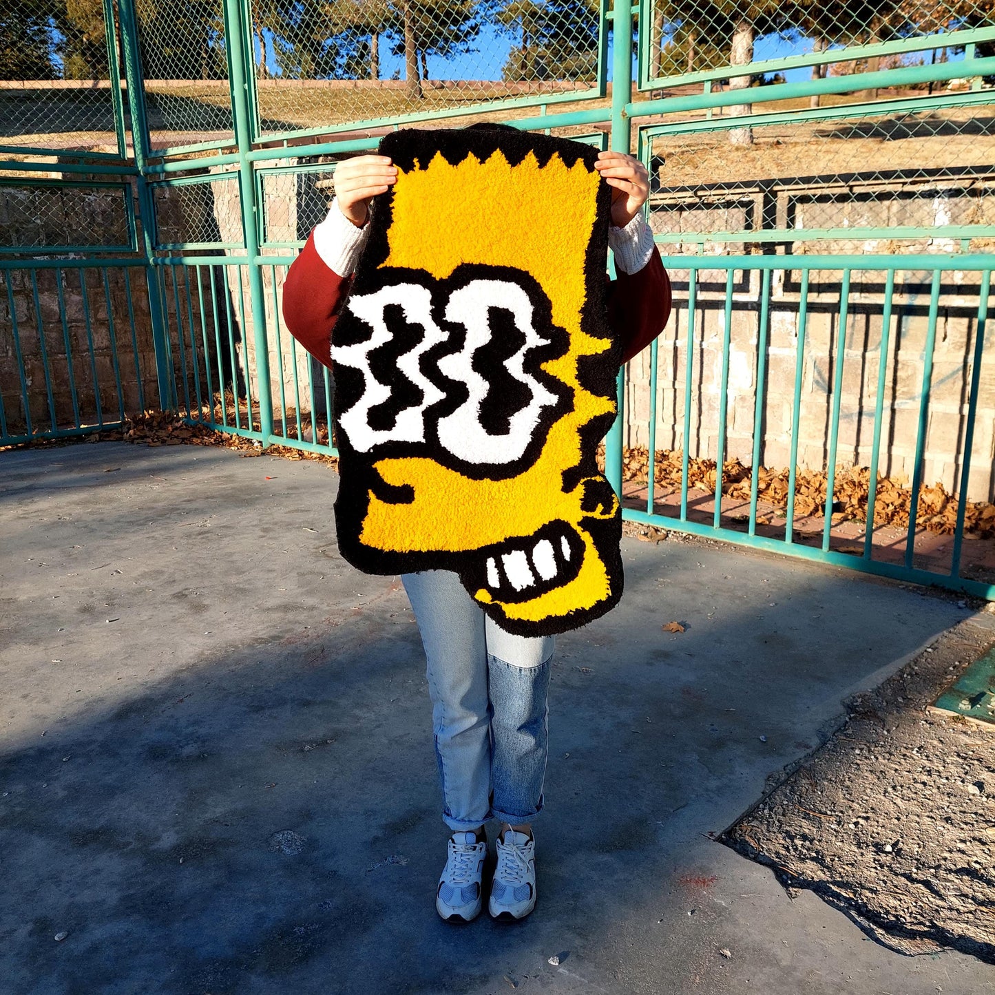 Simpsons Rug,Movie Rug,Tufted Rug,Cool Rugs,Nursery Rug,Unique Rugs,Nursery Decor,Gift for HerAnime Rug,Handmade Rug,Custom Rug,Area Rug