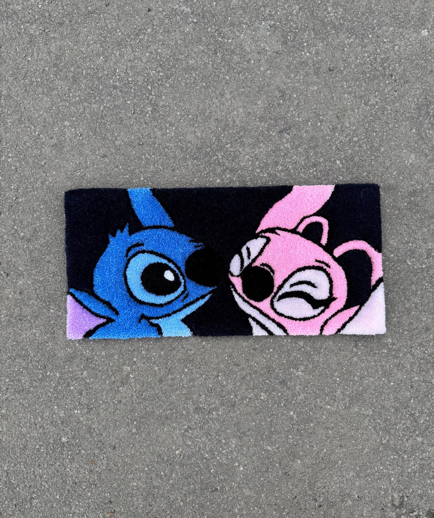 Cartoon keyboard rug