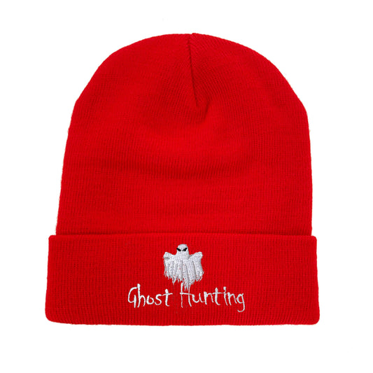 Ghost hunting Embroidered Beanie Halloween Winter Hat