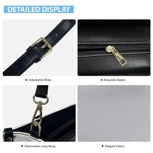 Personalized PU Leather Handbag For Women - I Said What I Said Pop Art Girl Retro Tote Bag, Fashion Lover Bag For Birthday Christmas Umu1-24