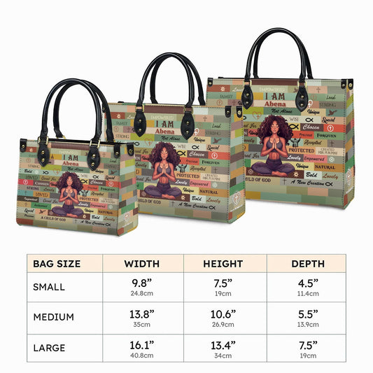 Personalized Leather Handbag, Custom Leather Purse, Christian Bag, Best Gifts for Women, Christian Gifts, Christian Mother's Day Gift